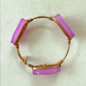 Bourbon and Bowties bracelet Size Small. Lavender